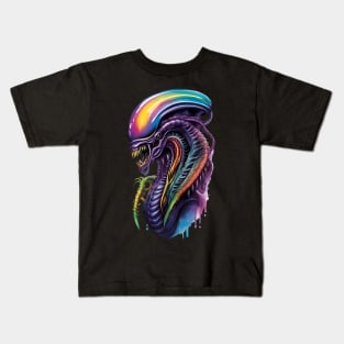 Colorful Alien Kids T-Shirt